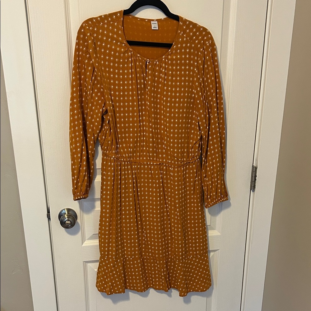 (⭐️ 5 for $15) Golden Long Sleeve Dress